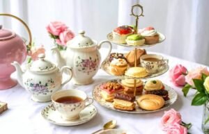 Vintage Tea Party Food and Drink Menu